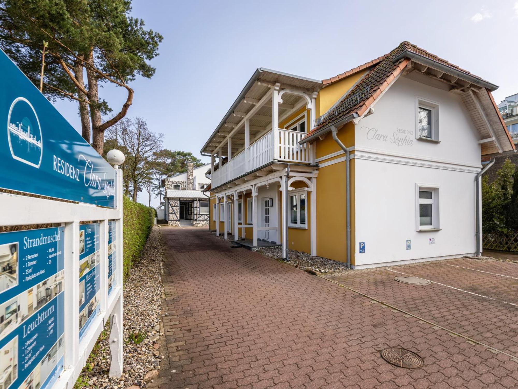 Ferienwohnung Meeresrauschen In Der Residenz Clara Sophia Binz Bagian luar foto